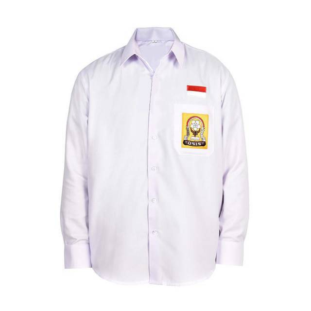 Baju Putih Tangan Panjang SMP