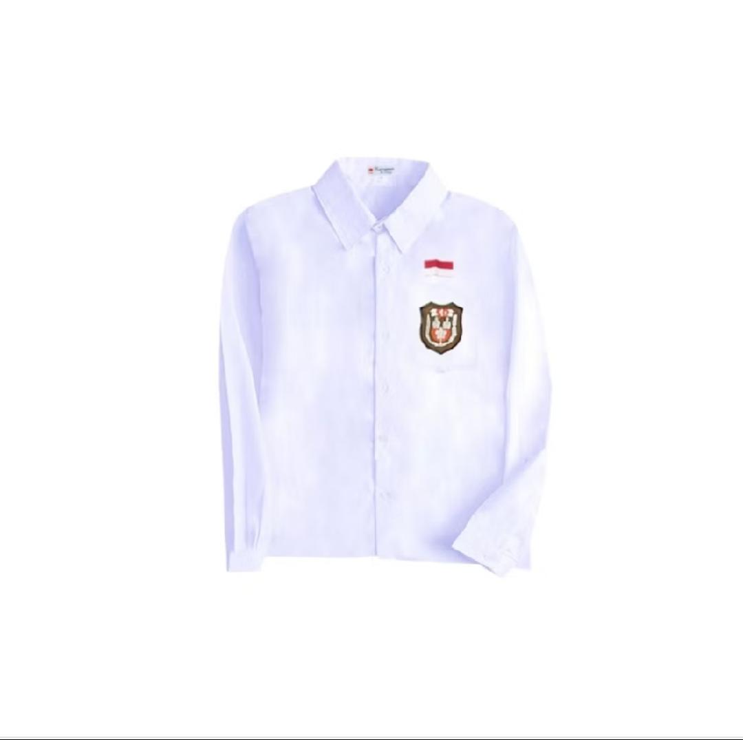 Baju Putih Lengan Panjang SD 